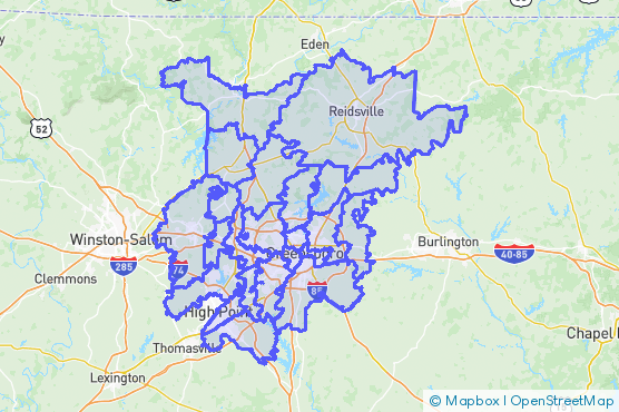 Service Area Map