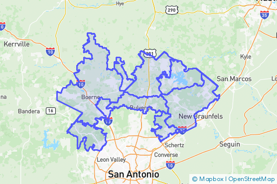 Service Area Map
