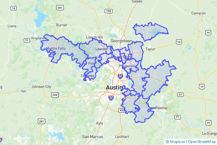 Service Area Map
