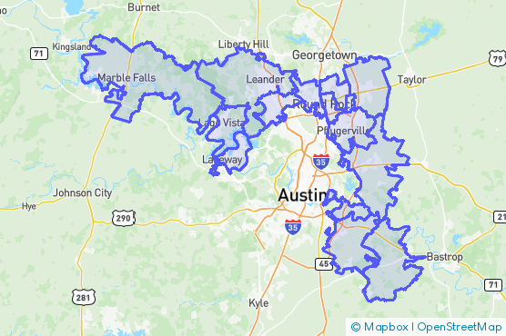 Service Area Map