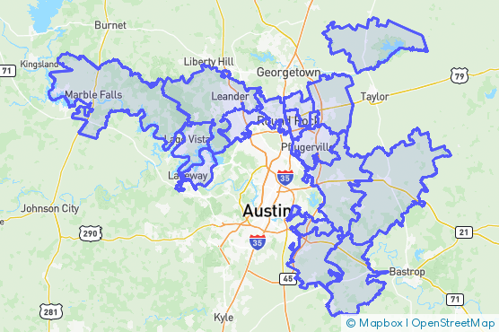 Service Area Map