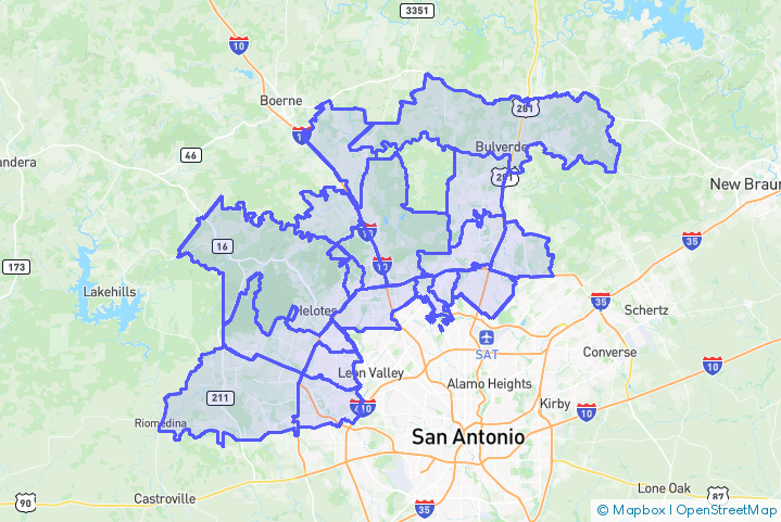 Service Area Map