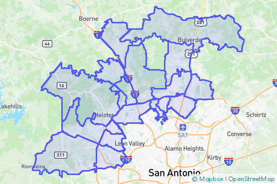 Service Area Map