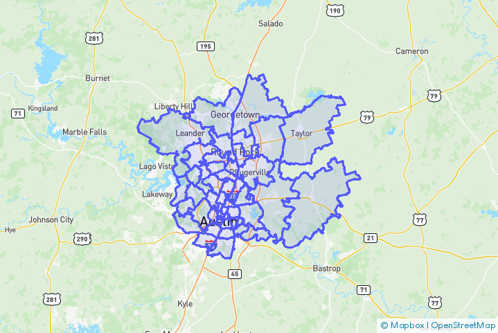 Service Area Map