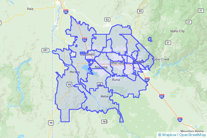 Service Area Map