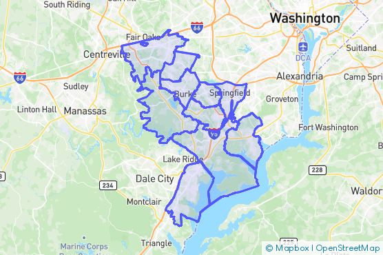 Service Area Map