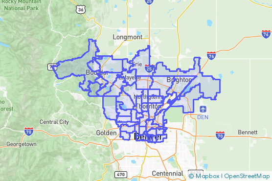 Service Area Map