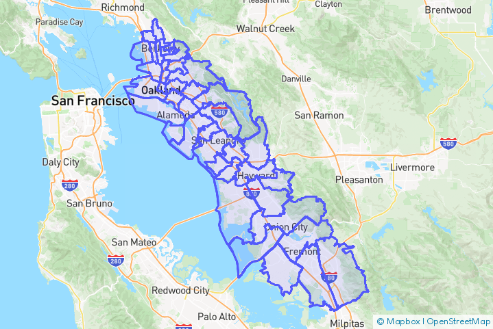 Service Area Map