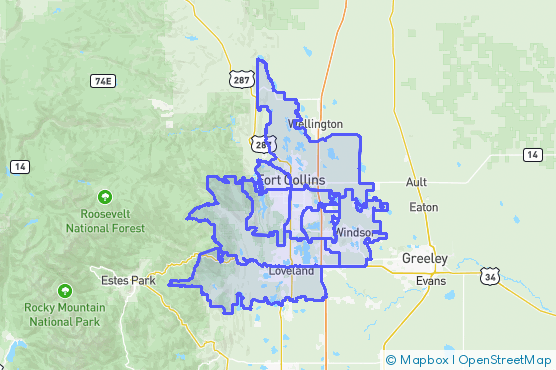 Service Area Map