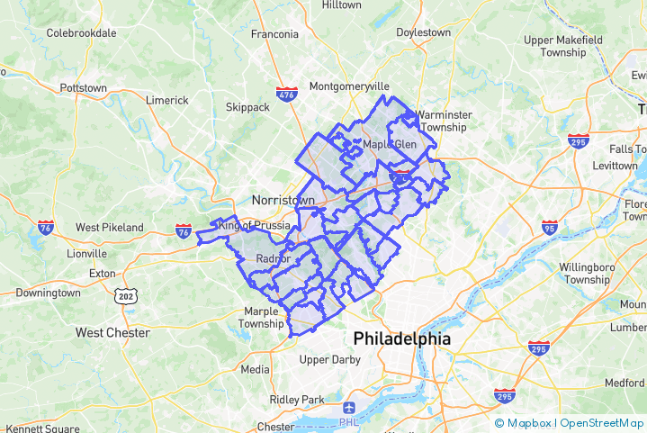Service Area Map