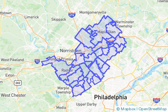 Service Area Map