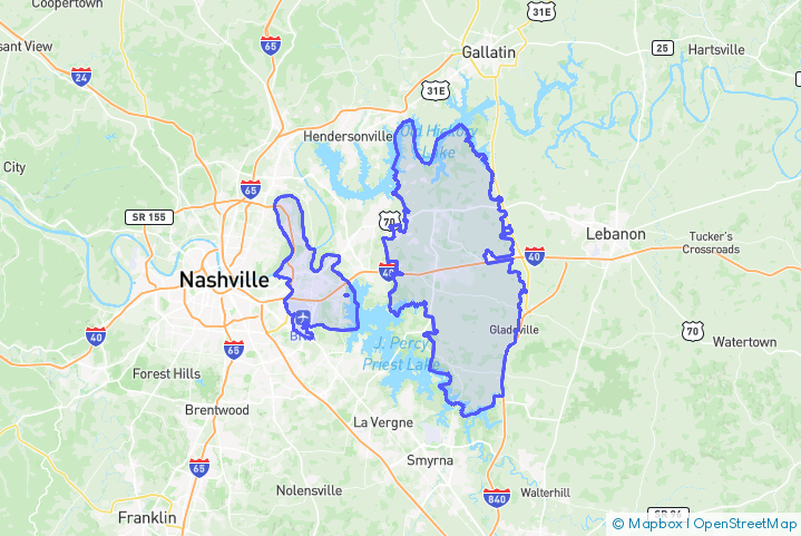 Service Area Map