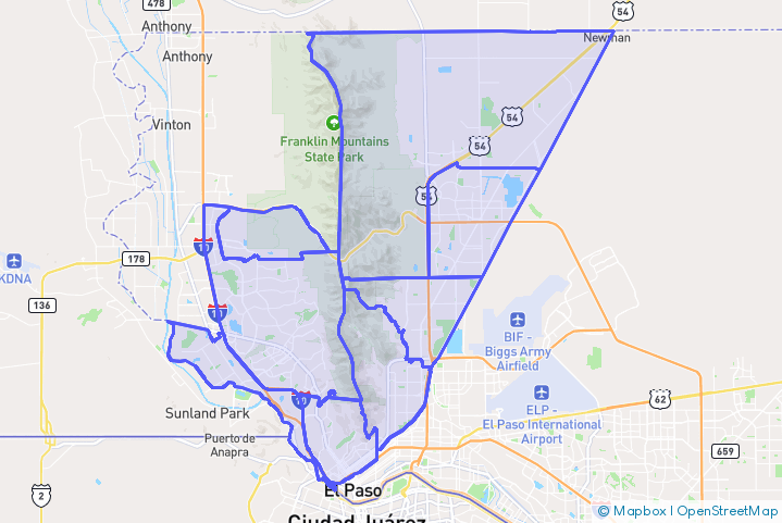 Service Area Map