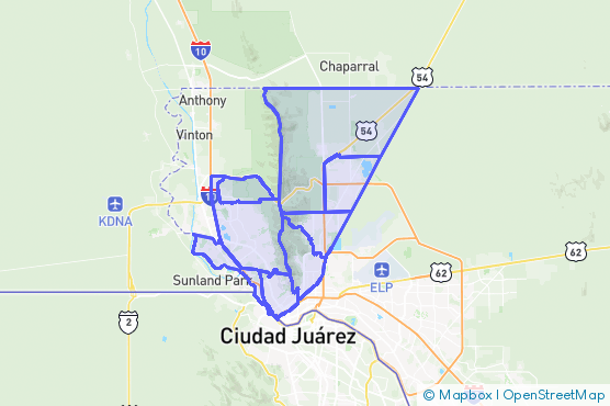 Service Area Map