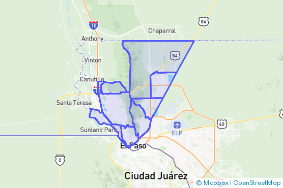 Service Area Map