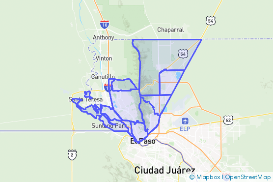 Service Area Map