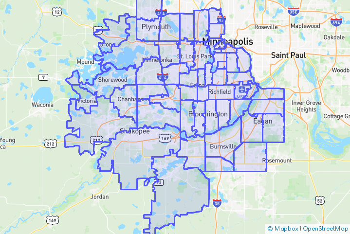 Service Area Map