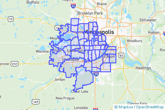 Service Area Map