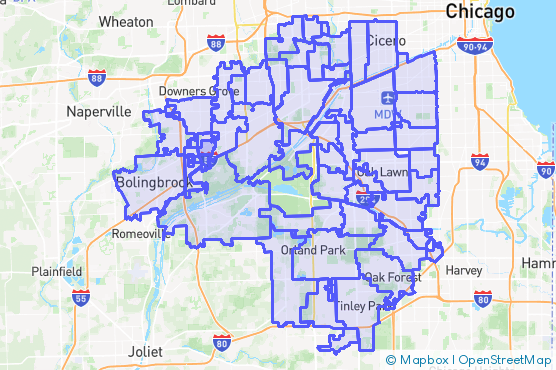 Service Area Map