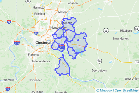 Service Area Map