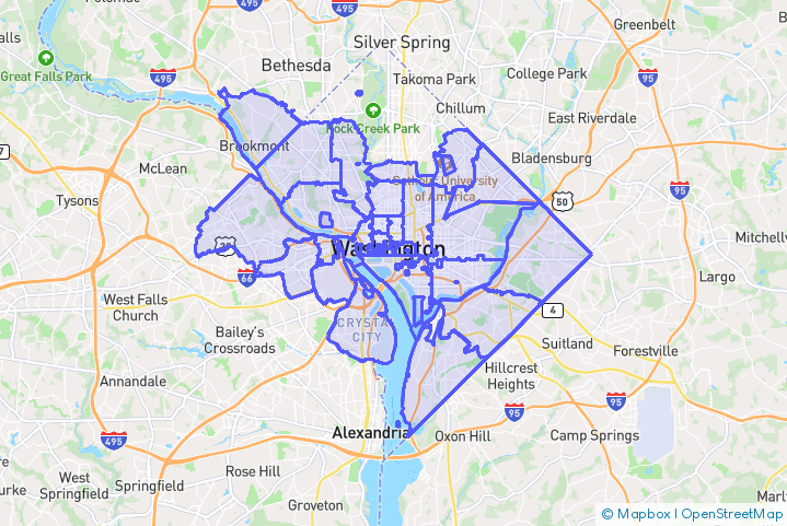 Service Area Map