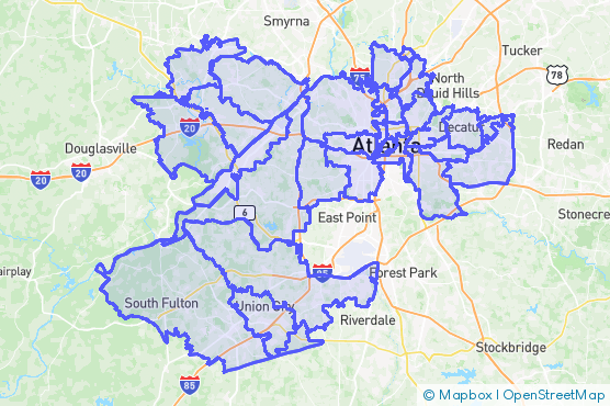 Service Area Map