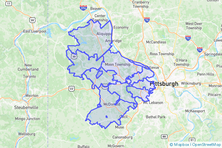 Service Area Map