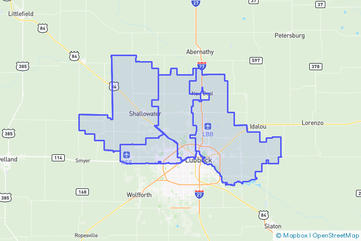 Service Area Map