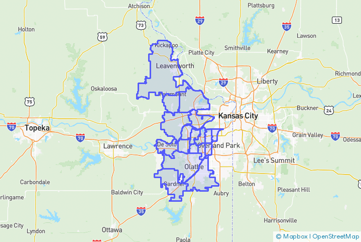 Service Area Map