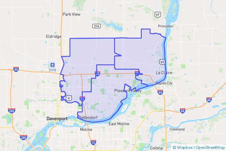 Service Area Map