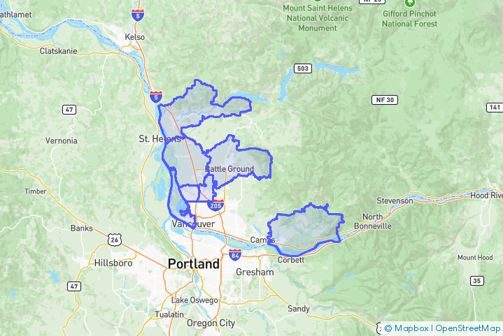 Service Area Map