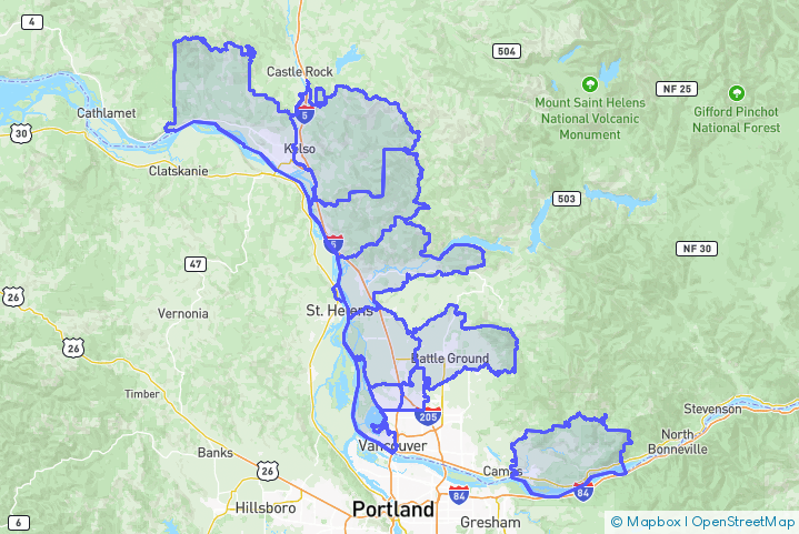 Service Area Map