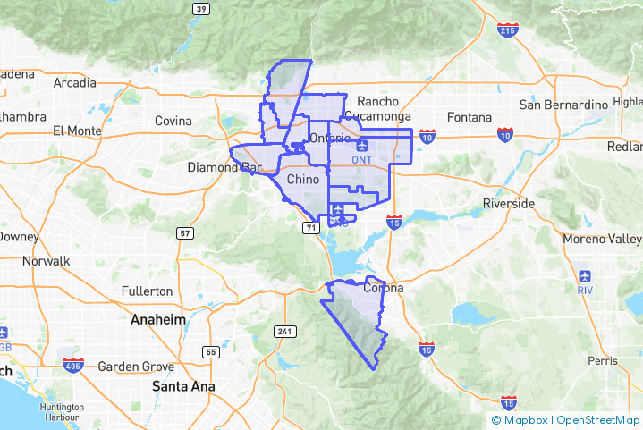 Service Area Map