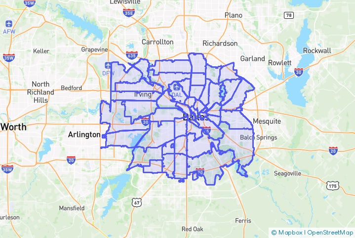 Service Area Map