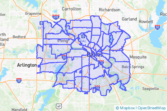 Service Area Map