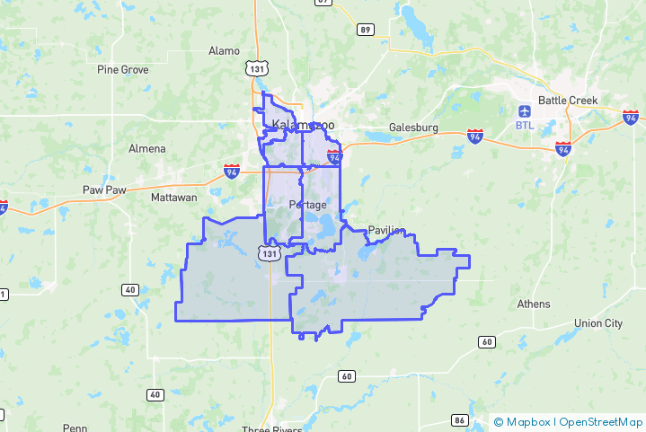 Service Area Map