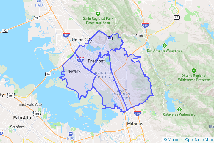 Service Area Map
