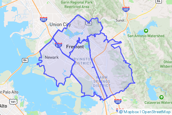Service Area Map