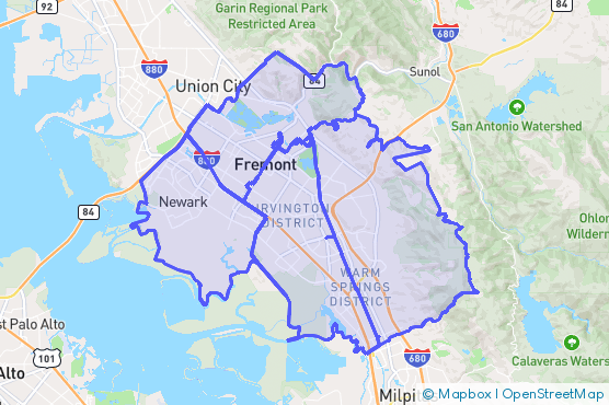 Service Area Map