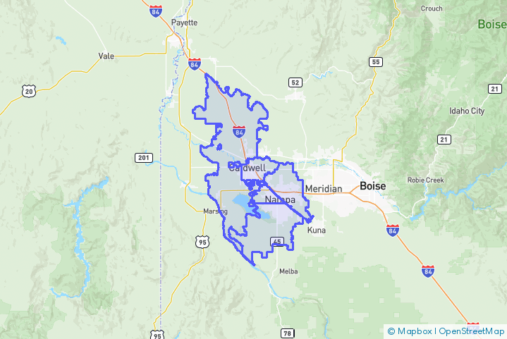 Service Area Map