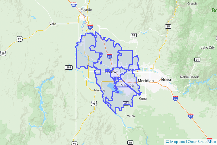 Service Area Map