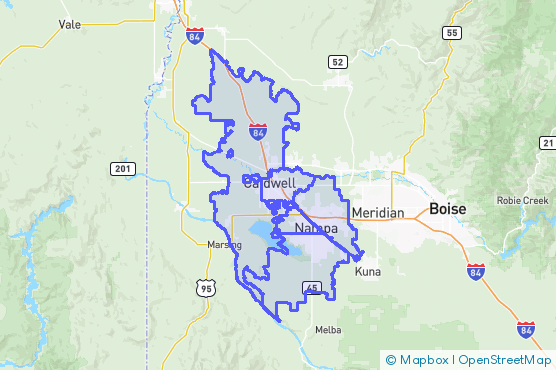 Service Area Map
