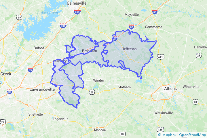 Service Area Map