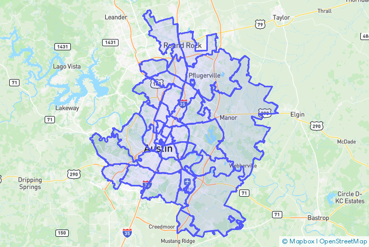 Service Area Map
