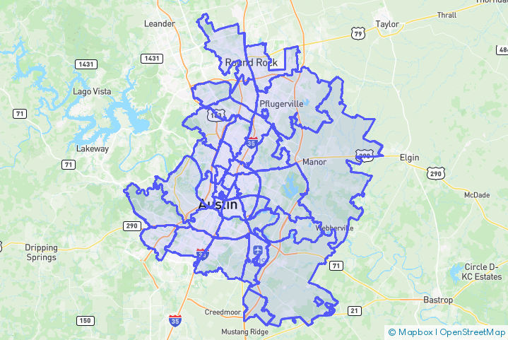 Service Area Map