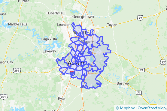 Service Area Map