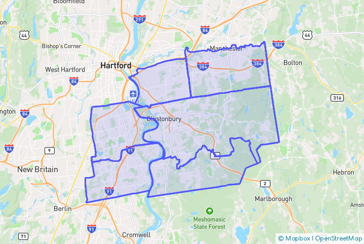 Service Area Map