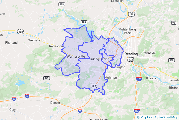 Service Area Map
