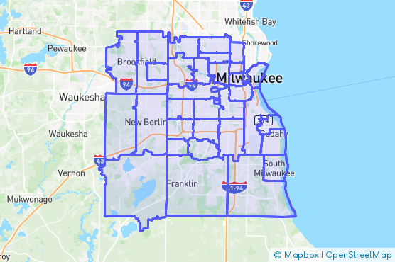 Service Area Map