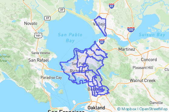 Service Area Map